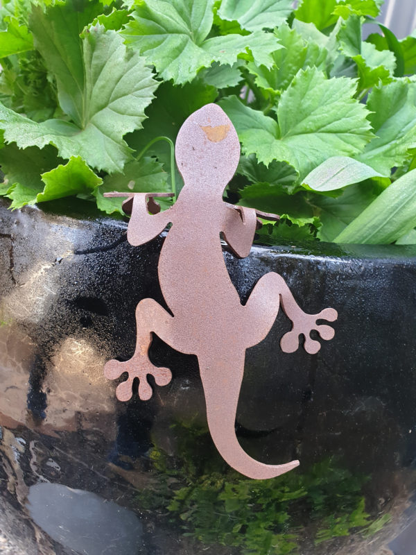 Lizard - Australian Made Rusted Metal Garden Art - Image 3
