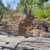 Bilby Standing Garden Stake - Australian Made Rusted Metal Garden Art - Image 3