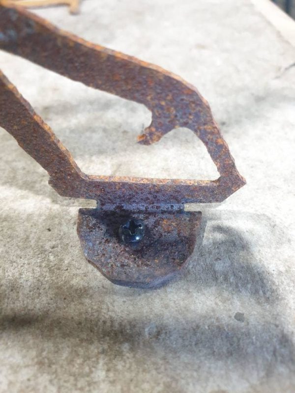 Magpie Post Topper- Australian Made Rusted Metal Garden Art - Image 4