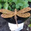 Dragonfly - Australian Made Rusted Metal Garden Art - Image 2