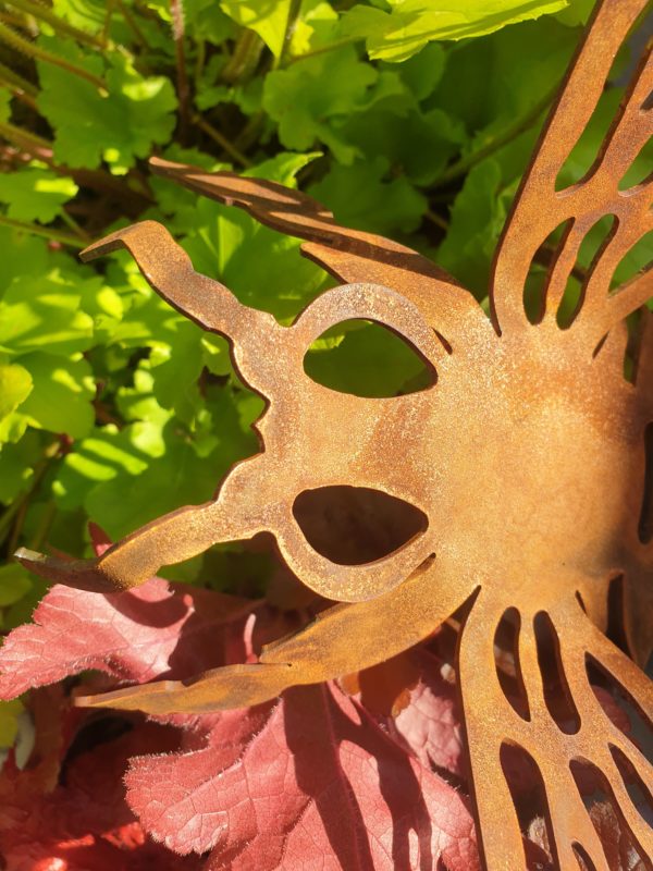 Honey Bee - Australian Made Rusted Metal Garden Art - Image 2