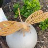 Dragonfly - Australian Made Rusted Metal Garden Art - Image 8