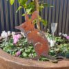 Bilby Standing Garden Stake - Australian Made Rusted Metal Garden Art - Image 2