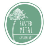 Rusted Metal Garden Art