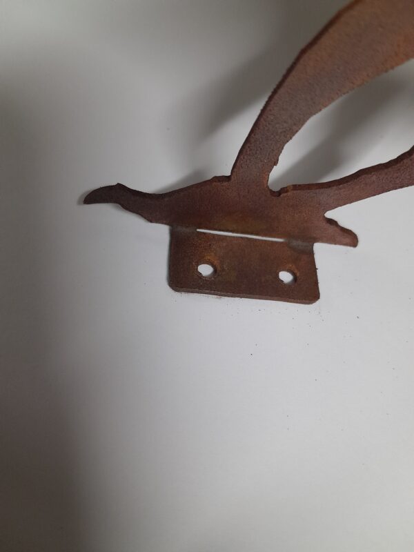 Crow Post Topper- Australian Made Rusted Metal Garden Art - Image 3